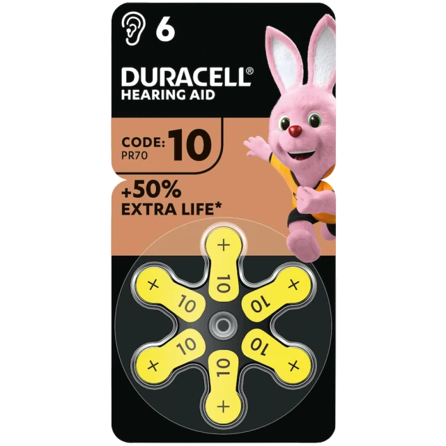 Confezione originale Duracell EasyTab 10, colore giallo