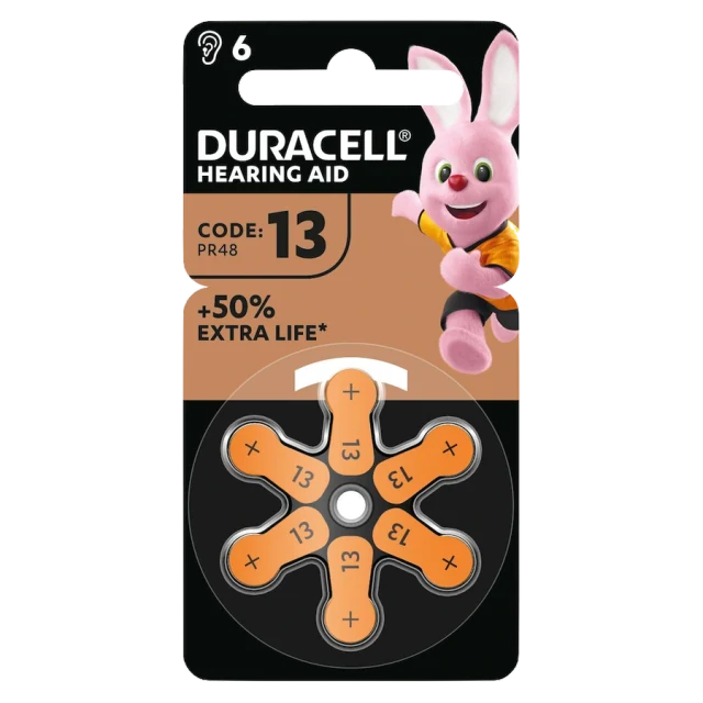Confezione originale Duracell EasyTab 13, colore arancione