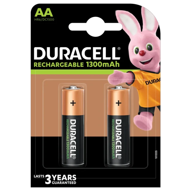 Confezione originale Duracell Recharge AA 1300 mAh