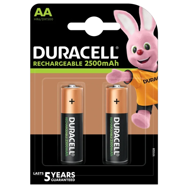 Confezione originale Duracell Recharge AA 2500 mAh