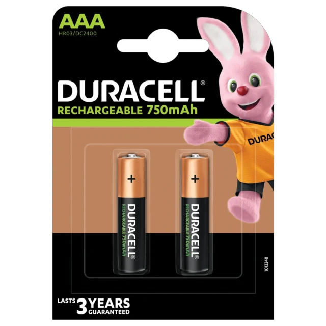 Confezione originale Duracell Recharge AAA 750 mAh