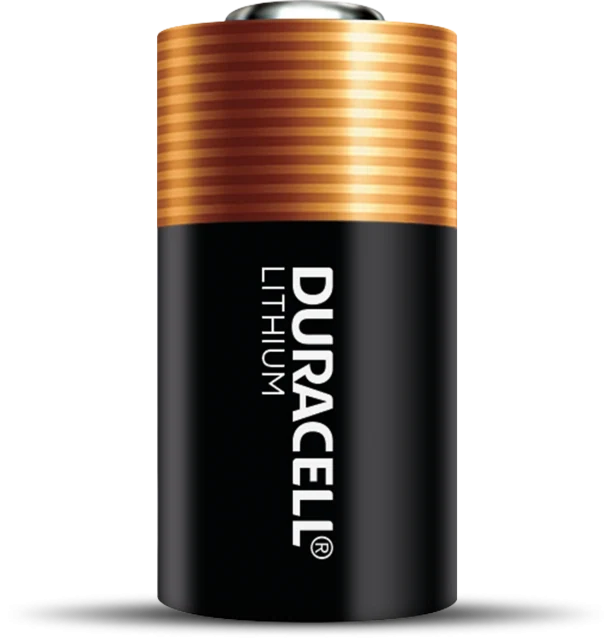 Duracell CR123, immagine originale della pila