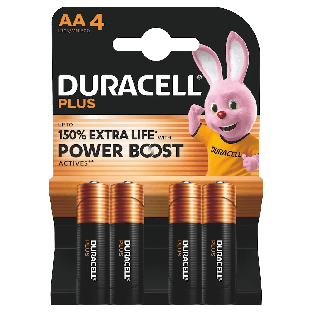 Duracell Plus AA, pila nella foto originale