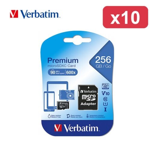 MICRO SDXC 256GB CL10 VERBATIM BL1