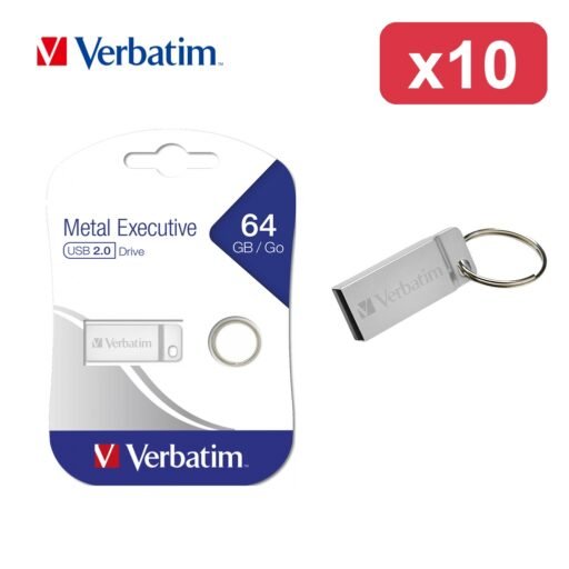USB 64GB 2.0 METAL SILVER VERBATIM BL1