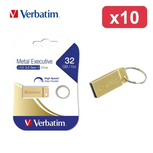 USB 32GB 3.2 METAL ORO EXEC.VERBATIM BL1