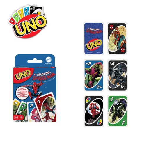 Carte Da Gioco Mattel Uno Spiderman Art.300281 Pz1