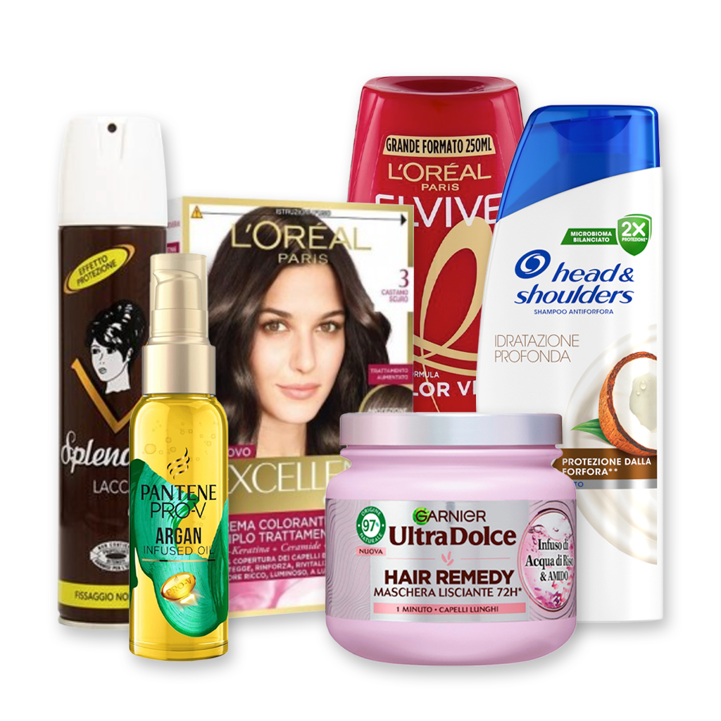 Prodotti per capelli all'ingrosso - Shampoo, balsamo, trattamenti Garnier, Pantene, Testanera | Supergros.it