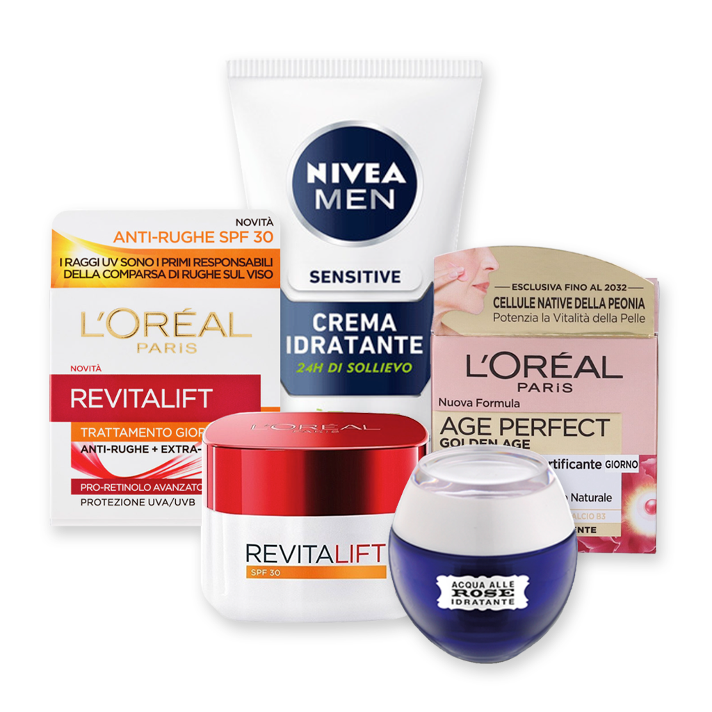 Creme viso e trattamenti antietà all’ingrosso - L'Oréal, Nivea | Supergros.it