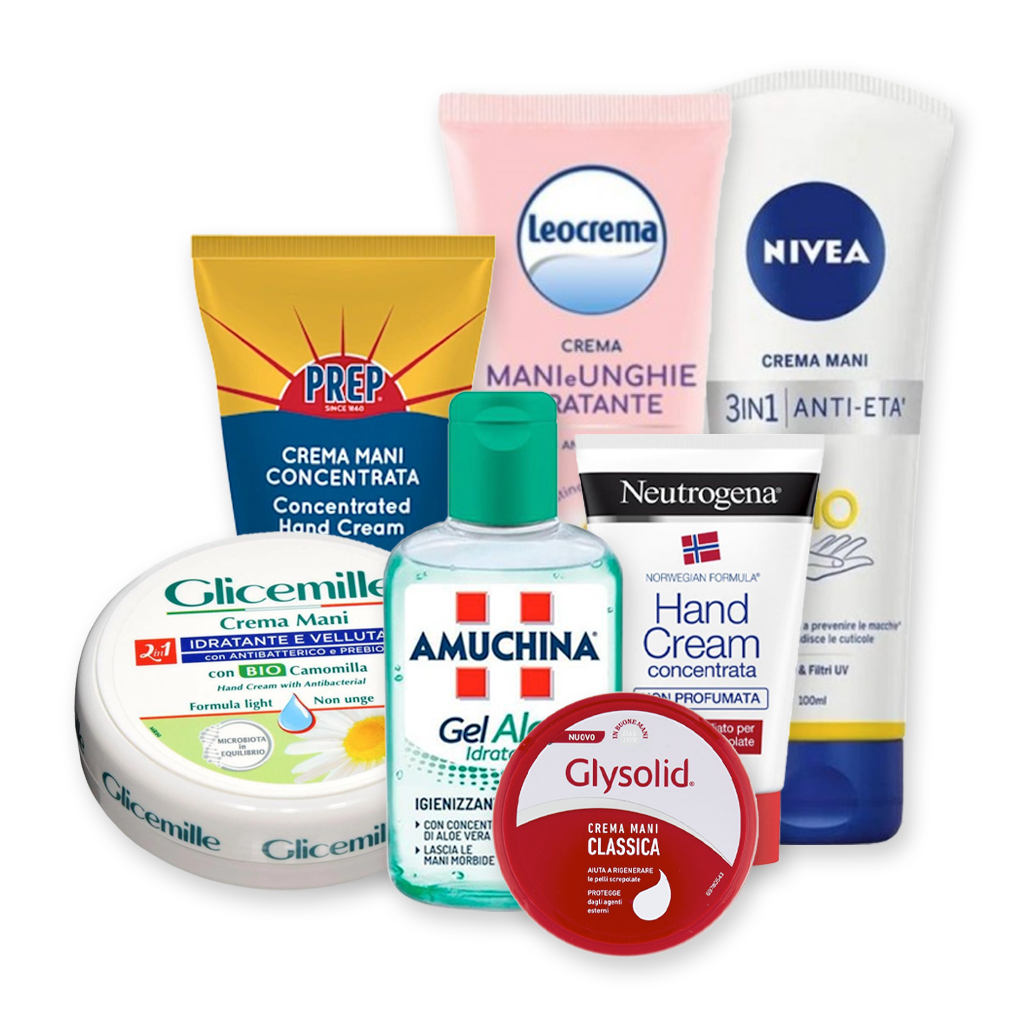 Creme mani idratanti e nutrienti all’ingrosso - Nivea, Glysolid, Neutro Roberts | Supergros.it