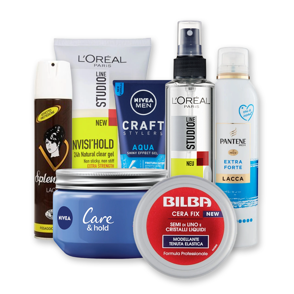 Prodotti styling capelli all’ingrosso - Gel, cere, lacche Garnier, L’Oréal, Nivea | Supergros.it