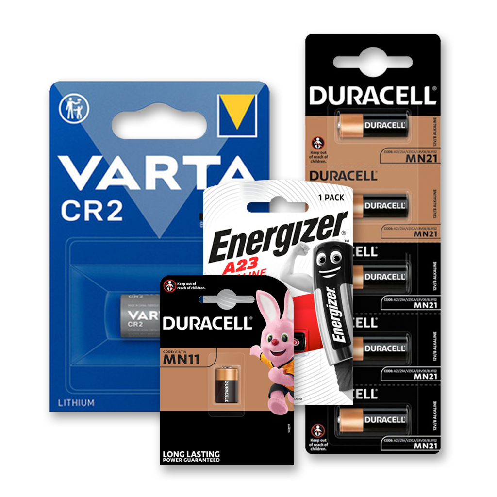 Batterie specialistiche Varta, Duracell ed Energizer per dispositivi professionali