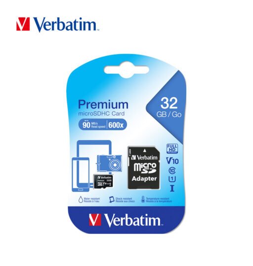 Micro Sdhc 32Gb Cl10 Verbatim Premium Bl1