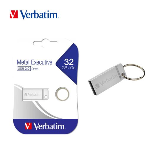 Verbatim Pen Drive Usb2.0 32G Metal Executive Silver