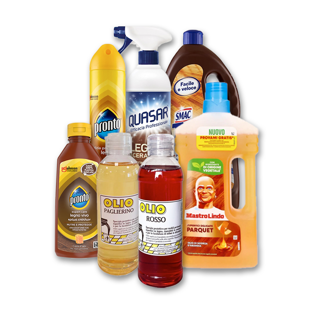 Detergenti per legno all’ingrosso - Pronto, Emulsio, Mastro Lindo | Supergros.it