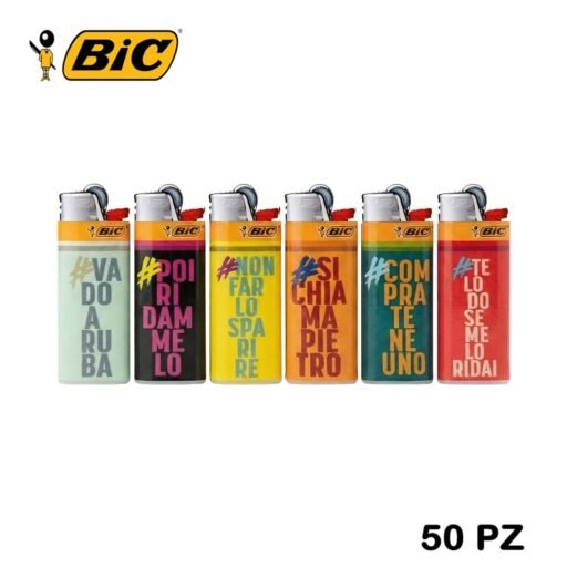 BIC MINI J25 ACCENDINI HASHTAG 50PZ