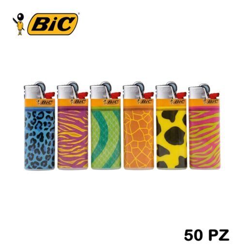 BIC MINI J25 ACCENDINI NEON SKIN 50PZ