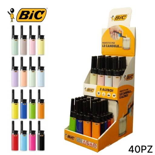BIC ACCENDIGAS MINI J38WD MIX 40PZ