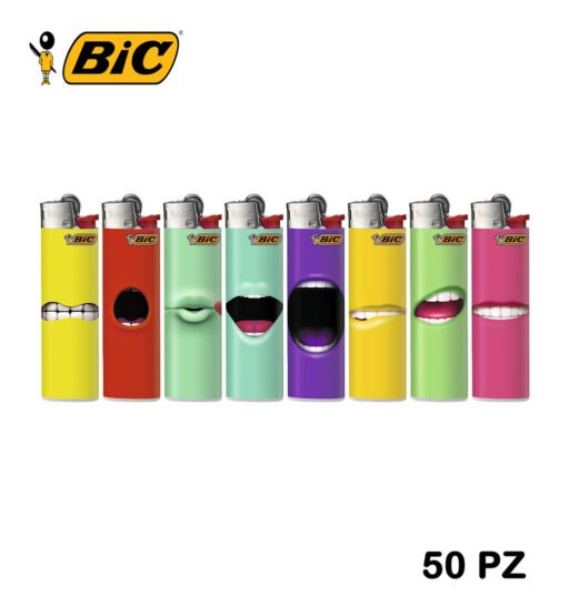 Bic Slim J23 Accendini Mouth Expression 50Pz