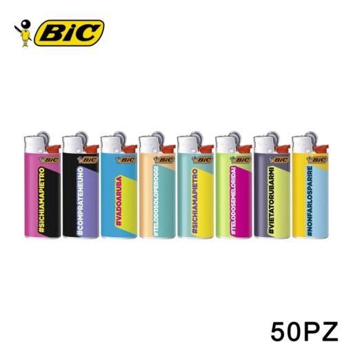 BIC MINI J25 ACCENDINI HASHTAG 50PZ