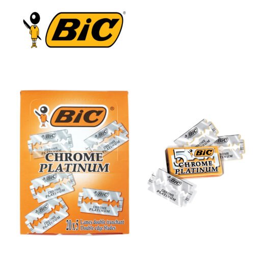 Bic Chrome Platinum 20X5 Lames Double Tranchat