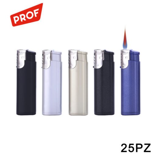 Art. 40802900 Prof Accendino Turbo In Metallo Conf. 25Pz