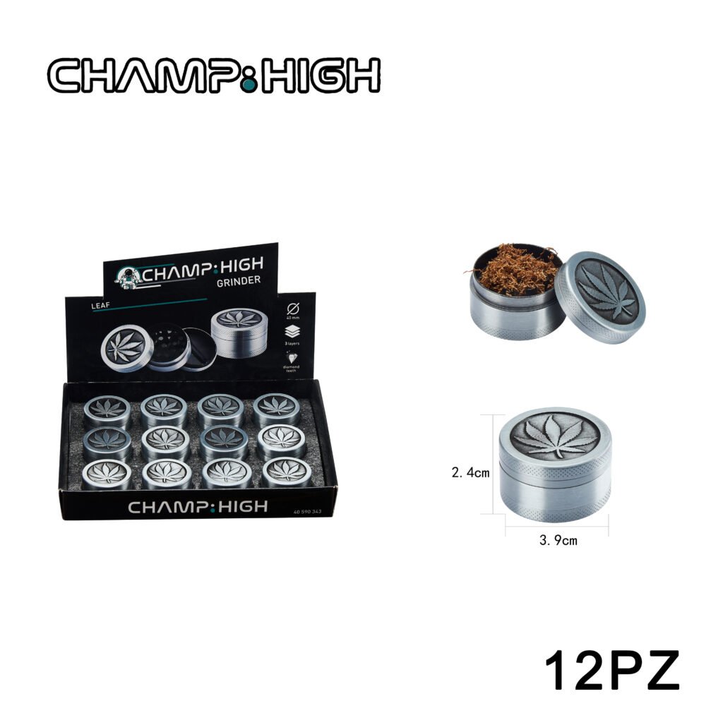 Art.40590343 Champ High Grinder 4Cm 3 Scomparti Dl12