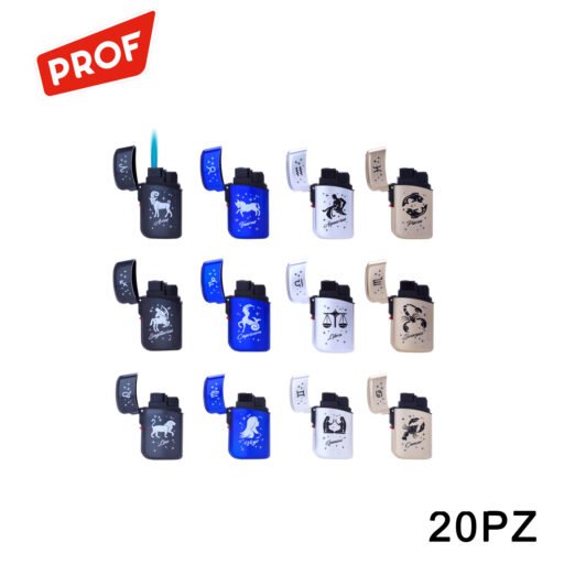 Art.40804500 Prof Accendino Turbo Astro Signs Conf.20Pz