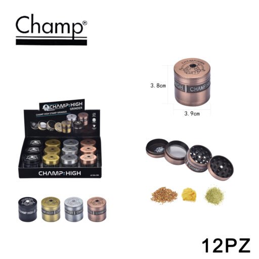 Art.40506086 Champhigh Stamp Logo Grinder 40Mm 4Layer Dl12
