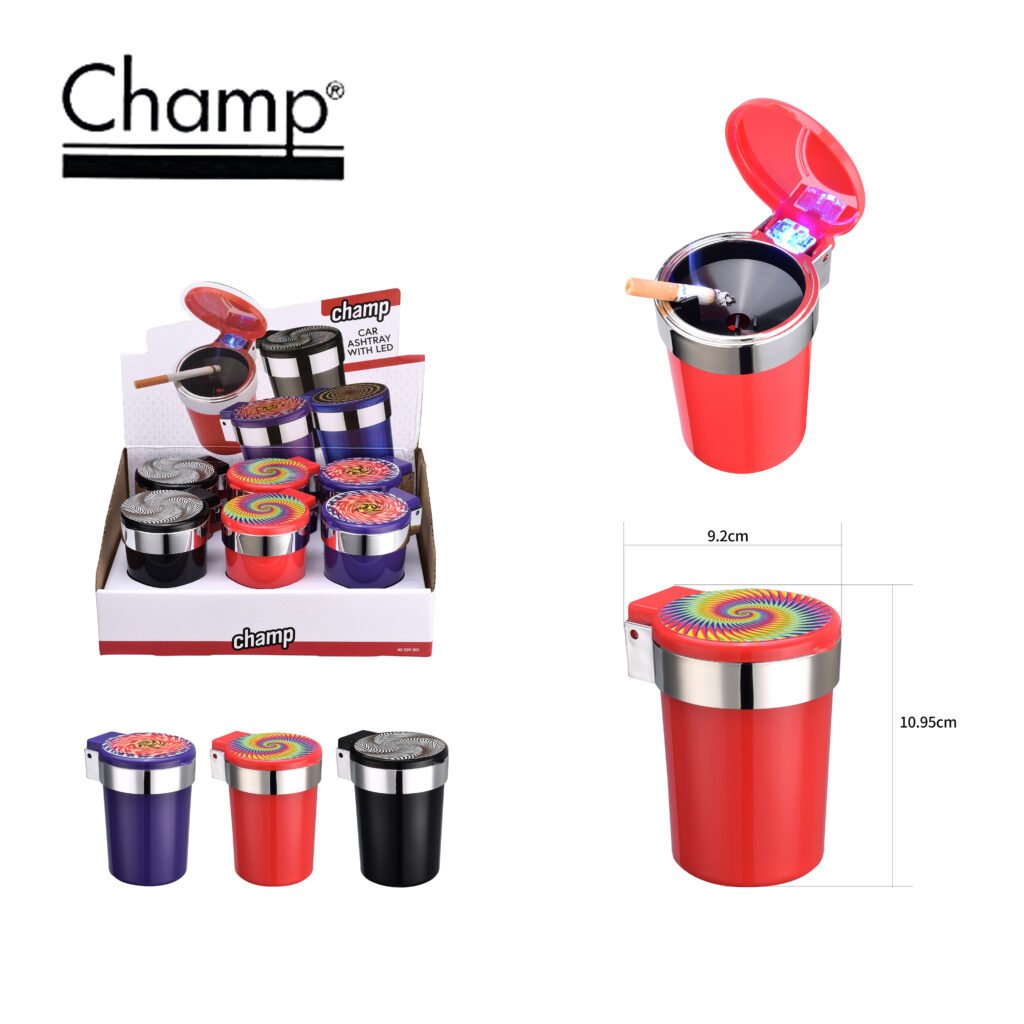 Art.40509001 Champ Car Ashtray Psychedelic - Dl-6