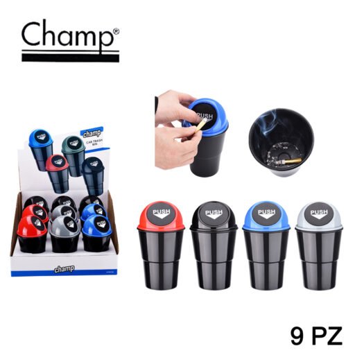 Art.40509006 Champ Posacenere Car Trash Bin Dl9