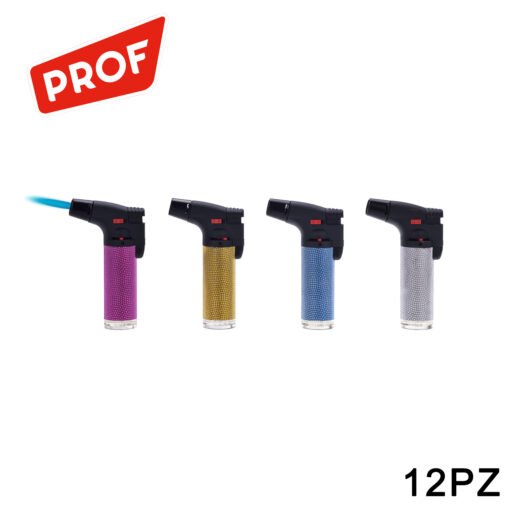Art.40804594 Prof Accendino Easy Torch Shiny Blueflame 12Pz