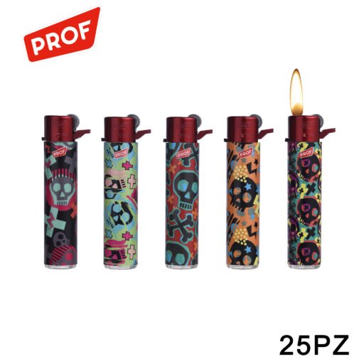 Art.40009904 Prof Accendino Red Skulls Conf.25Pz
