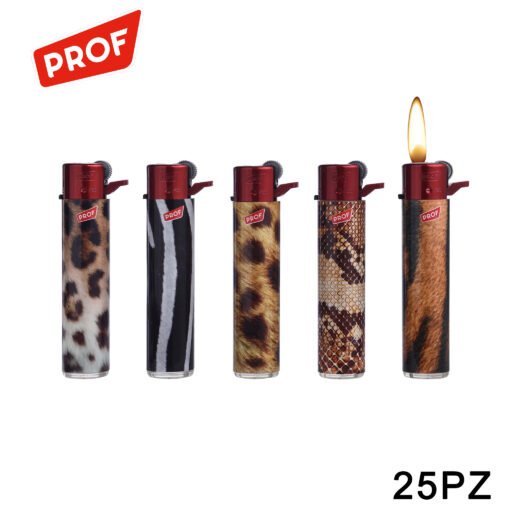 Art.40009905 Prof Accendino Red Animal Skin Conf.25Pz