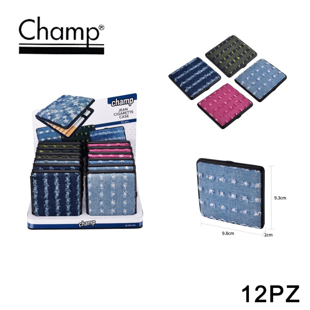 ART.40509069 CHAMP JEAN CIGARETTE CASE 20 PCS - DL-12