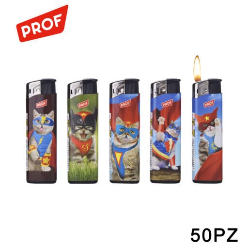 Art.41804599 Prof Accendino Fiamma Fissa Super Cats Conf.50Pz