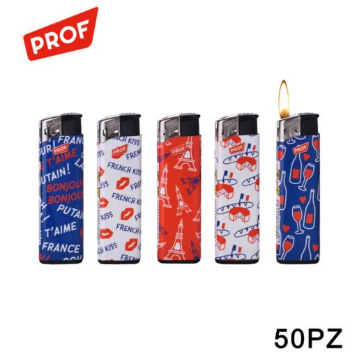 Art.41804639 Prof Accendino Fiamma Fissa French Cliche Conf.50Pz