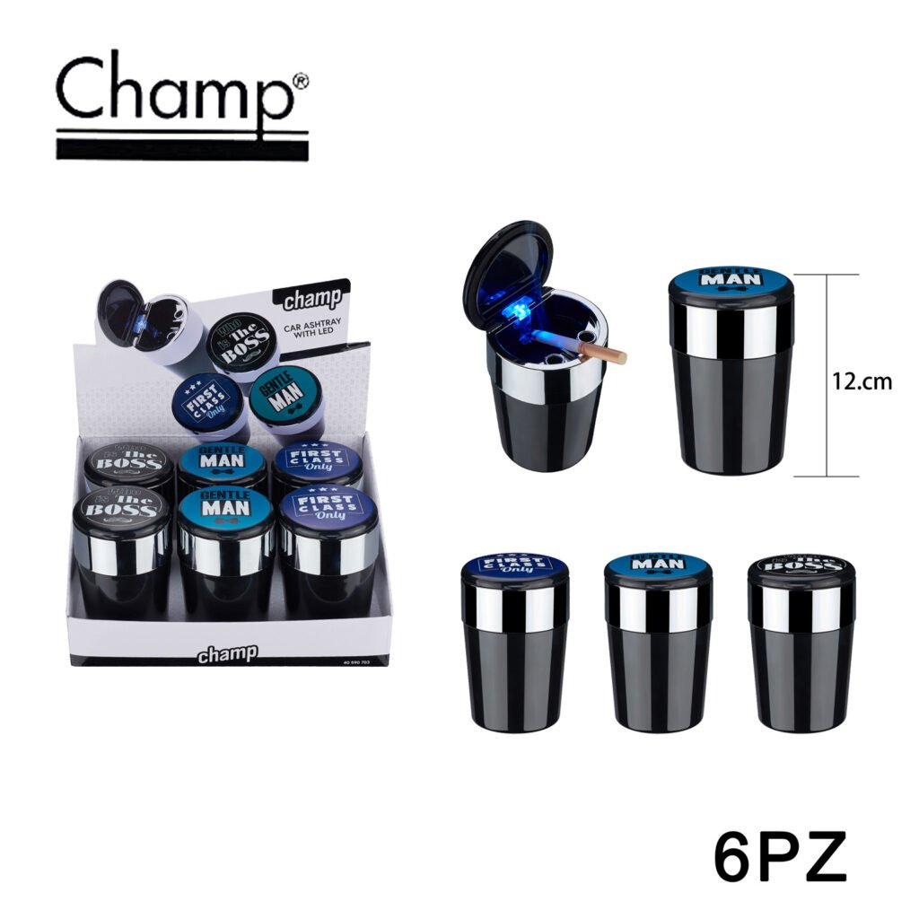 Art.40590703 Champ Big Boss Car Posacenere Con Led Dl6