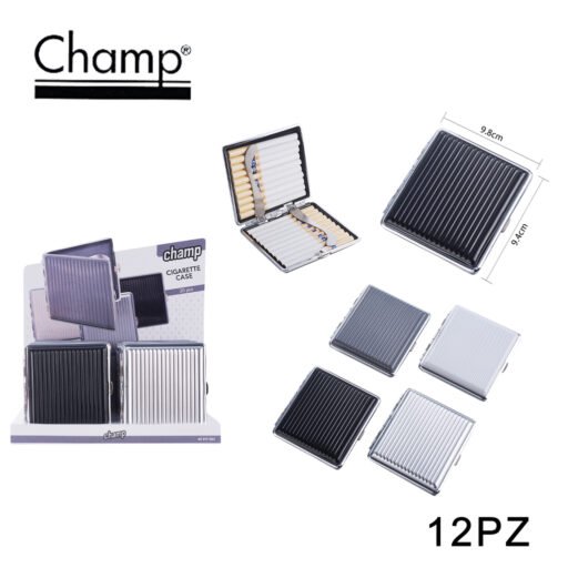Art.40519062 Champ Plastic Cigarette Case Striped Dl12