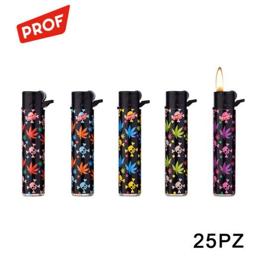 Art.40009689 Prof Accendino Color Leave Refill Round Flint Conf.25Pz