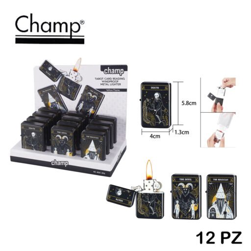 Art.40400396 Champ Tarot Wp Flint Lighter Dl-12