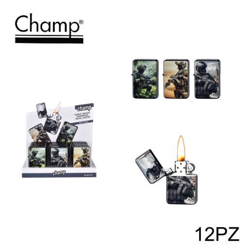 Art.40400397 Champ World Troops Wp Flint Lighter Dl-12
