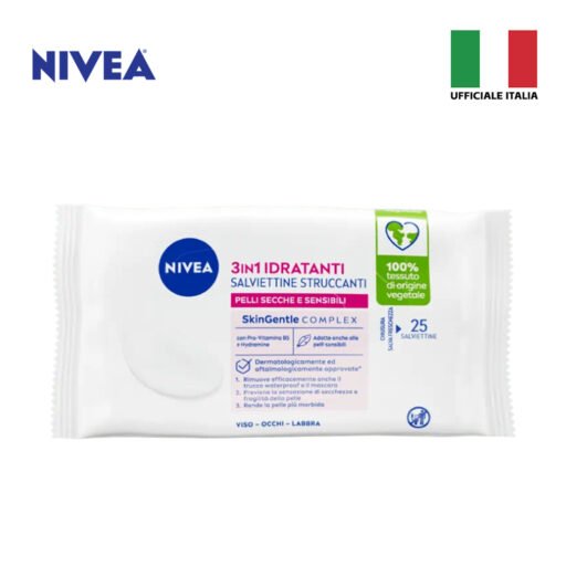 Nivea Salviettine Struccanti 3In1 Idratanti 25Pz Art.81906