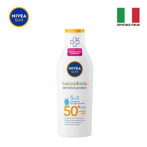 Nivea Sun Babyeskids Sensitive Protect Latte Pf50 200 Ml Art.367297