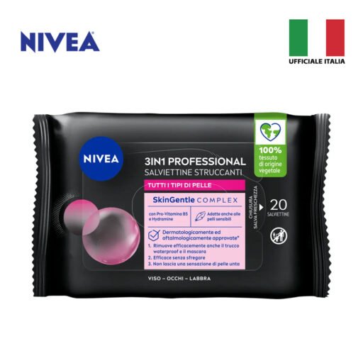 Nivea Salviettine Struccanti 3In1 Professional 20Pzart.88547