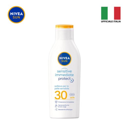 Nivea Sun Sensitive Protect Pelle Sensibile Latte Fp30 200Ml Art.597649