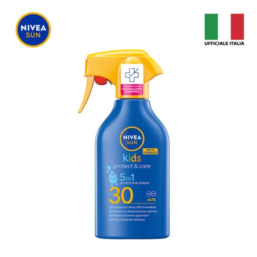 Nivea Sun Kids Protectcare Fp30 Trigger 270Ml Art.904843
