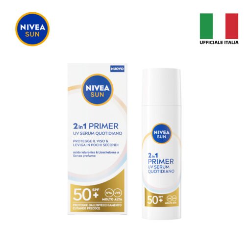 Nivea Sun 2In1 Primer Siero Quotidiano Viso Fp50 30Ml Art.129051 Art.129051