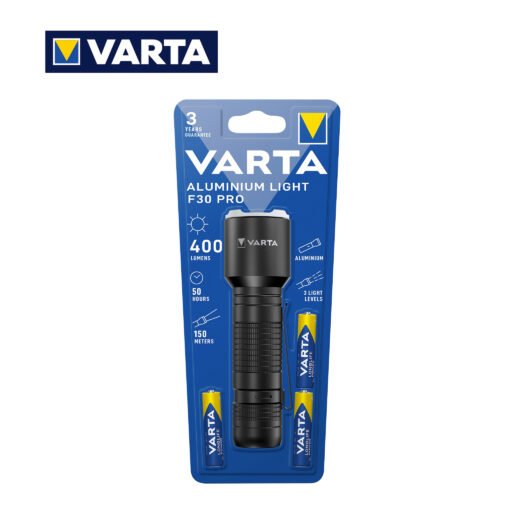 Torcia Aluminium Light F30 Con 3 Aaa Varta Art.17608 Bl1