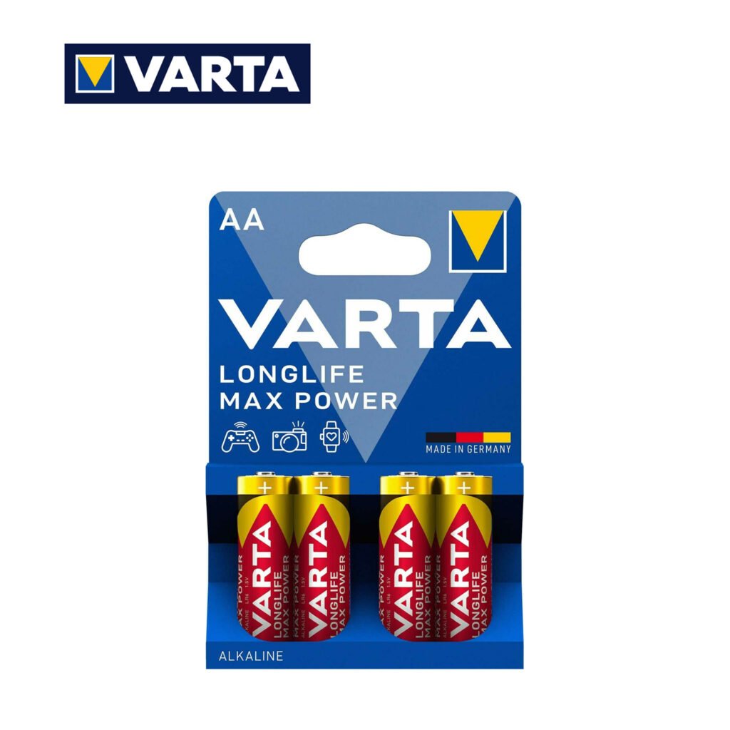 Aa Longlife Max Power Varta Alkaline Pila Bl4